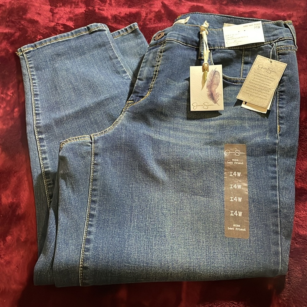 Jessica Simpson Blue Straight Leg Jeans
